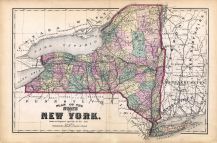 State Map New York, Long Island 1873